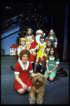 Cast in a scene from the Toronto production of the musical "Annie."