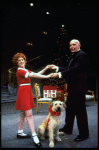 Annie, Sandy and Daddy Warbucks in a scene from the Toronto production of the musical "Annie."