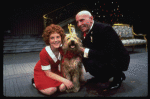 Annie, Sandy and Daddy Warbucks in a scene from the Toronto production of the musical "Annie."