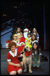 Cast in a scene from the Toronto production of the musical "Annie."