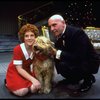 Annie, Sandy and Daddy Warbucks in a scene from the Toronto production of the musical "Annie."