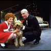 Annie, Sandy and Daddy Warbucks in a scene from the Toronto production of the musical "Annie."