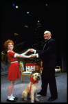 Annie, Sandy and Daddy Warbucks in a scene from the Toronto production of the musical "Annie."