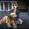 Actress Mary K. Lombardi as Annie and O'Malley as Sandy in a scene from the Detroit production of the musical "Annie."