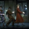 Lily, Rooster and Miss Hannigan in a scene from the Detroit production of the musical "Annie."