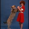Actress Andrea McArdle as Annie w. Sandy from the Broadway production of the musical "Annie."