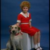 Actress Mary K. Lombardi as Annie w. O'Malley as Sandy from the Detroit production of the musical "Annie."