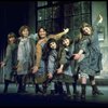 Orphans, incl. Danielle Brisebois in a scene from the Broadway production of the musical "Annie."