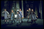 Orphans, incl. Danielle Brisebois in a scene from the Broadway production of the musical "Annie."