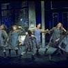 Orphans, incl. Danielle Brisebois in a scene from the Broadway production of the musical "Annie."