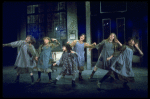 Orphans, incl. Danielle Brisebois in a scene from the Broadway production of the musical "Annie."