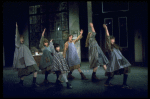 Orphans, incl. Danielle Brisebois in a scene from the Broadway production of the musical "Annie."