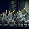 Orphans, incl. Danielle Brisebois in a scene from the Broadway production of the musical "Annie."