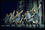 Orphans, incl. Danielle Brisebois in a scene from the Broadway production of the musical "Annie."