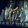 Orphans, incl. Danielle Brisebois in a scene from the Broadway production of the musical "Annie."