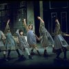 Orphans, incl. Danielle Brisebois in a scene from the Broadway production of the musical "Annie."