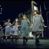Orphans, incl. Danielle Brisebois in a scene from the Broadway production of the musical "Annie."