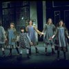 Orphans, incl. Danielle Brisebois in a scene from the Broadway production of the musical "Annie."