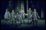 Orphans, incl. Danielle Brisebois in a scene from the Broadway production of the musical "Annie."