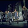 Orphans, incl. Danielle Brisebois in a scene from the Broadway production of the musical "Annie."