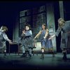 Orphans, incl. Danielle Brisebois in a scene from the Broadway production of the musical "Annie."
