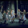 Orphans, incl. Danielle Brisebois in a scene from the Broadway production of the musical "Annie."