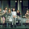 Orphans, incl. Andrea McArdle as Annie and Danielle Brisebois in a scene from the Broadway production of the musical "Annie."