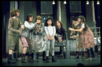 Orphans, incl. Andrea McArdle as Annie and Danielle Brisebois in a scene from the Broadway production of the musical "Annie."