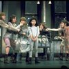 Orphans, incl. Andrea McArdle as Annie and Danielle Brisebois in a scene from the Broadway production of the musical "Annie."