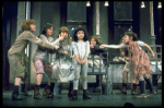 Orphans, incl. Andrea McArdle as Annie and Danielle Brisebois in a scene from the Broadway production of the musical "Annie."