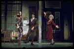 L-R) Actors Barbara Erwin, Robert Fitch and Dorothy Loudon in a scene from the Broadway production of the musical "Annie."