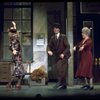 L-R) Actors Barbara Erwin, Robert Fitch and Dorothy Loudon in a scene from the Broadway production of the musical "Annie."