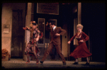 L-R) Actors Barbara Erwin, Robert Fitch and Dorothy Loudon in a scene from the Broadway production of the musical "Annie."