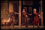 L-R) Actors Barbara Erwin, Robert Fitch and Dorothy Loudon in a scene from the Broadway production of the musical "Annie."