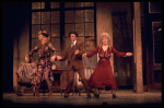 L-R) Actors Barbara Erwin, Robert Fitch and Dorothy Loudon in a scene from the Broadway production of the musical "Annie."