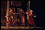 L-R) Actors Barbara Erwin, Robert Fitch and Dorothy Loudon in a scene from the Broadway production of the musical "Annie."