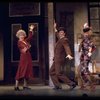 (L-R) Actors Dorothy Loudon, Robert Fitch and Barbara Erwin in a scene from the Broadway production of the musical "Annie."
