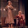 R-L) Actresses Dorothy Loudon as Miss Hannigan and Sandy Faison as Grace in a scene from the Broadway production of the musical "Annie."