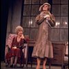 L-R) Actresses Dorothy Loudon as Miss Hannigan and Sandy Faison as Grace in a scene from the Broadway production of the musical "Annie."