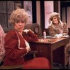 L-R) Actresses Andrea McArdle as Annie, Dorothy Loudon as Miss Hannigan and Sandy Faison as Grace in a scene from the Broadway production of the musical "Annie."