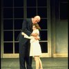 Actors Reid Shelton as Daddy Warbucks and Andrea McArdle as Annie in a scene from the Broadway production of the musical "Annie."