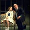 Actors Reid Shelton as Daddy Warbucks and Andrea McArdle as Annie in a scene from the Broadway production of the musical "Annie."