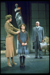 Actors Andrea McArdle as Annie, Sandy Faison as Grace and Reid Shelton as Daddy Warbucks in a scene from the Broadway production of the musical "Annie."