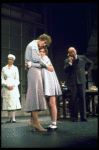 Actors Andrea McArdle as Annie, Sandy Faison as Grace and Reid Shelton as Daddy Warbucks in a scene from the Broadway production of the musical "Annie."