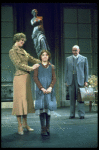 Actors Andrea McArdle as Annie, Sandy Faison as Grace and Reid Shelton as Daddy Warbucks in a scene from the Broadway production of the musical "Annie."
