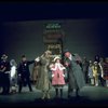 Actors Andrea McArdle as Annie, Sandy Faison as Grace and Reid Shelton as Daddy Warbucks in a scene from the Broadway production of the musical "Annie."