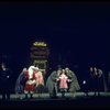 Actors Andrea McArdle as Annie, Sandy Faison as Grace and Reid Shelton as Daddy Warbucks in a scene from the Broadway production of the musical "Annie."