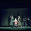 Actors Andrea McArdle as Annie, Sandy Faison as Grace and Reid Shelton as Daddy Warbucks in a scene from the Broadway production of the musical "Annie."
