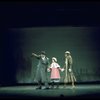 Actors Andrea McArdle as Annie, Sandy Faison as Grace and Reid Shelton as Daddy Warbucks in a scene from the Broadway production of the musical "Annie."