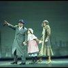 Actors Andrea McArdle as Annie, Sandy Faison as Grace and Reid Shelton as Daddy Warbucks in a scene from the Broadway production of the musical "Annie."